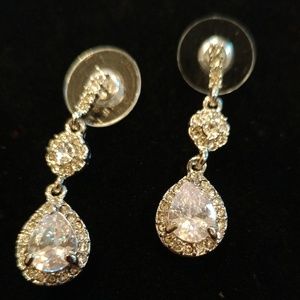 NEW! Stunning cz Victorian style earrings